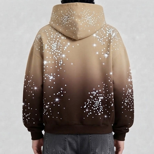 New Arrival Custom Design <b>Rhinestone</b> <b>Hoodies</b> Available All Color And Size High Quality Oversized Heavyweight <b>Rhinestone</b> <b>Hoodies</b> - Product Image 2