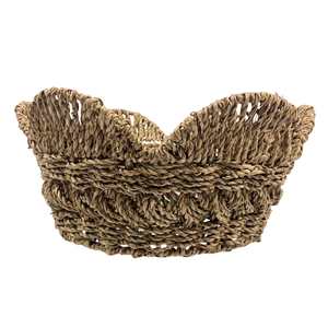 Panier de fruits tissé en MDF léger fait à la main, motif de fleurs, bol décoratif pour table à manger, décor à la maison, fête - Product Image 3