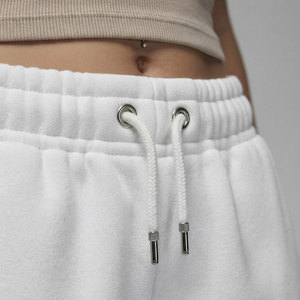 Hunter Sports <b>Women's</b> <b>White</b> Wide Leg Sweatpants Embroidered Logo Plus Size Loose Fit High Waist Fleece <b>Joggers</b> - Product Image 4