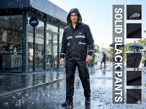 Servicio OEM, Impermeable para Adultos, Resistente al Viento, Poncho Largo, Logotipo Personalizado, Talla Personalizada, para Motocicleta, Pesca, Ciclismo, Trabajo al Aire Libre - Product Image 2