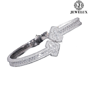 High Modern Elegant Gold Plated Moissanite Tennis <b>Bracelet</b> for Unisex with Brilliant Sparkle Stones Gift at Export Price - Product Image 4