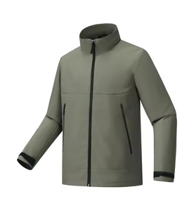Best Wholesale Men's Lightweight Softshell <b>Jacket</b> Hiking Waterproof Breathable Windproof <b>Fleece</b> <b>Lined</b> Outdoor <b>Jacket</b> Custom OEM - Product Image 2