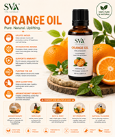 Huile Essentielle d'Orange Citrus Sinensis Pressée à Froid 100% Pure & Naturelle Huile Aromatique pour l'Aromathérapie, les Cosmétiques et l'Usage DIY