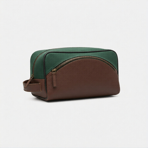 Genuine Leather Duffle <b>Bag</b> Men's Toiletry <b>Storage</b> <b>Bag</b> Custom Made - Product Image 5