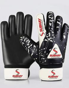 Soccer Football Goalkeeper Gloves Full Finger PU Leather <b>Hook</b> And Loop Closure Unisex Sports Gear - Product Image 1