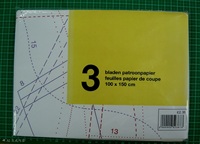 Papel de Calco DANKING PC0019 Blanco 45g, Papel Profesional para Confección, Patrones de Costura, Personalizable, para Exportación