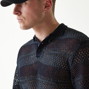 T-shirt personnalisé avec logo OEM, t-shirt de golf uni de haute qualité à manches courtes, séchage rapide, respirant, polo sans couture pour hommes - Product Image 4