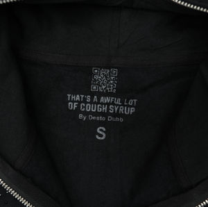 Sudadera con Capucha de Algodón Peinado 100% de Alta Calidad OEM con Pedrería, Estilo Urbano, para Hombre, Sudadera COUGH SYRUP para Hombre - Product Image 4