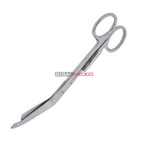 Tijeras para vendajes Lister de 5.5 pulgadas con clip de bolsillo, instrumento quirúrgico alemán para paramédicos, enfermería, traumatología y utilidades médicas. - Product Image 4