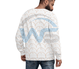 Sweat-shirt unisexe d'hiver écologique à col rond avec logo sur le devant, en polyester/coton, à manches longues, pour un usage décontracté - Product Image 4