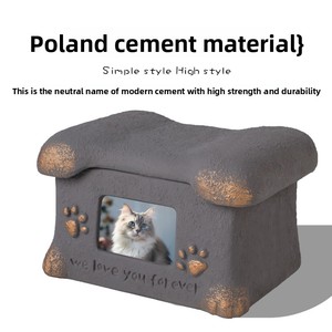 Toptan Melek Kremasyon Tabut Kutusu Çevre Dostu Su Geçirmez Portland Çimentolu Köpek Kedi Yavru Kedi Anıt Kutusu - Product Image 4