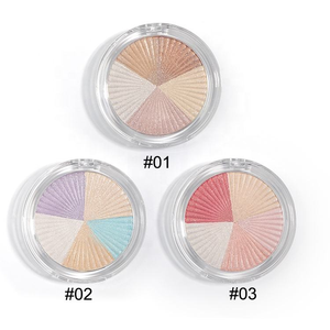 ไฮไลท์เตอร์เนื้อชิมเมอร์ 5 สี รุ่นใหม่ แต่งหน้าวีแกน ไฮไลท์เตอร์แบบกดอัด รับทำโลโก้ ไฮไลท์เตอร์พาเลท - Product Image 5