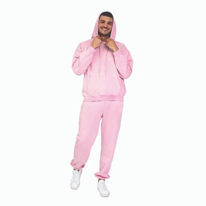 New Arrival Men's Hooded Casual <b>Tracksuit</b> Nylon/Cotton Windproof Quick-drying Breathable Sport Set Wholesale Low Price - Product Image 2