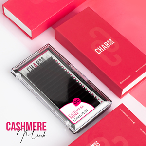 Charmlash, fabricant en gros d'extensions de cils, plateaux de cils en vison cachemire, fournitures personnalisées pour cils, cils en PBT allemands d'aspect naturel - Product Image 1