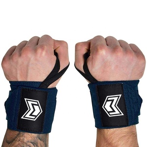 Wholesale 18" Cotton Elastic <b>Wrist</b> Wraps for <b>Power</b> Lifting Strength Training Bodybuilding Fitness Cross Training <b>Wrist</b> Wraps - Product Image 6