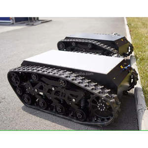 Plataforma Robótica de Seguridad Multifuncional Inalámbrica con Chasis de Extinción de Incendios, Base de Tanque con Orugas de Goma - Product Image 1
