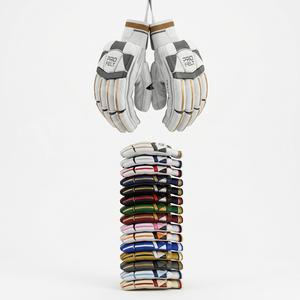 Sportswear Cricket Batting <b>Gloves</b> Finger Protection Durable PU Leather Breathable Comfort Men's Sports Gear Custom Material - Product Image 1