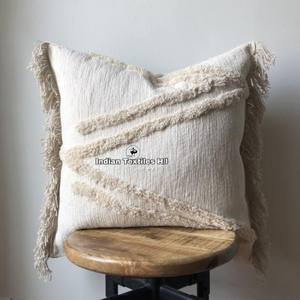 Luxury 2026 Boho Wool <b>Pillow</b> Cover By Indian Textiles H/L Handwoven Decorative <b>Throw</b> <b>Pillow</b> Luxury Boho <b>Pillow</b> - Product Image 6
