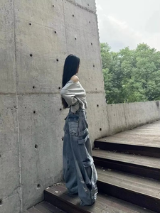 กางเกงยีนส์เดนิมผู้ชายราคาถูกสำหรับใส่กลางแจ้ง ไซส์ใหญ่ สวมใส่สบาย ระบายอากาศได้ดี น้ำหนักเบา ประดับด้วยคริสตัล - Product Image 2