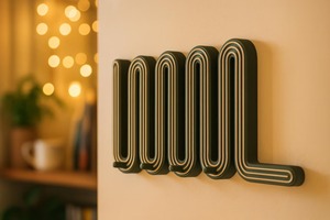 Modern Zig Zag Design <b>Key</b> Holder <b>Wall</b> Hanging <b>Hook</b> Rack Perfect For Entryway <b>Key</b> Storage And Stylish Home Organizer From India - Product Image 2