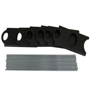 Mobiletto Portascarpe Moderno Stile Fattoria per 18 Paia, Arredamento per Soggiorno, in Ferro - Product Image 1