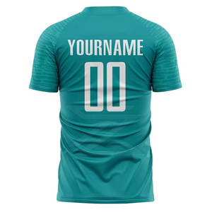 Fabrication professionnelle de maillots de football respirants à manches courtes de haute qualité, prix bas, best-seller, sur mesure, 100% polyester - Product Image 2