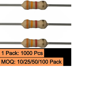 Resistencias fijas de película metálica, resistencias axiales de alta precisión con tolerancia del 1% para proyectos electrónicos, montaje en PCB a baja temperatura - Product Image 2