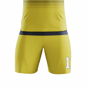 Conjunto de Uniforme de Fútbol Sublimado de Manga Corta, 100% Poliéster, de Secado Rápido |   Camisetas de Fútbol Profesional con Logotipo Frontal - Product Image 3
