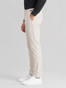 Pantalones Oxford de Poliéster/Algodón Beige para Hombre Fly Humble SPORTSWEAR, Corte Recto, Transpirables, Antiarrugas, Estilo Casual Elegante, Cintura Media - Product Image 2