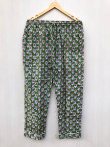 Conjunto de pijama de manga larga para mujer con estampado de dibujos animados, top con solapa y ribete en contraste, ropa de dormir para estar en casa con pantalones, top de pijama con cuello de solapa - Product Image 3
