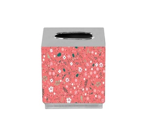<b>Black</b> Design <b>Tissue</b> Box Holder with Geometric Design Free Standing for Home Use Traditional Chinese Style Metal <b>Tissue</b> Box - Product Image 6