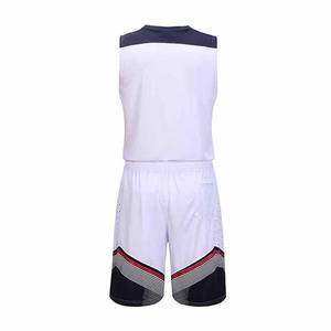 ชุดบาสเก็ตบอลออกแบบเองตามสั่ง OEM ชุดเสื้อและกางเกงขาสั้นทีม ชุดบาสเก็ตบอลแบบพิมพ์ลายสองด้านสำหรับผู้ชายและเยาวชน - Product Image 5
