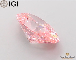 Diamante Cultivado en Laboratorio CVD de Color Rosa Intenso, Claridad VS1, Corte Ovalado, 2.50 Quilates, Certificado IGI, Colgante de Lujo para Novia - Product Image 6