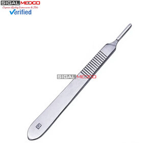Lames chirurgicales stériles avec manche de scalpel BP GRATUIT, en acier inoxydable de précision, jetables, pour la coupe médicale et dentaire - Product Image 5