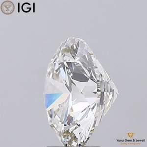 Elegancia que puedes usar Diamond 5,50 CT. Laboratorio crecido CVD corte redondo G Color VVS2 claridad IGI certificado para anillo - Product Image 3