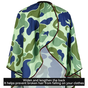 HYSAF APPARELS CO - Capa Profesional para Peluquería, Material de Poliéster Resistente al Agua, Diseño de Camuflaje, Cierre con Clip - Product Image 3