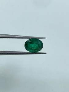 Piedra Esmeralda Redonda Verde Intenso Natural Pulida para la Fabricación de Colgantes de un Exportador de la India - Product Image 5