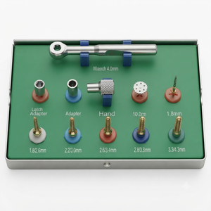 Dental Implant Surgical Kit With <b>Bone</b> Expander And <b>Saw</b> Disks Manual Hand Tools Green CE Certified Class I - Product Image 4