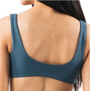 Women's Seamless Sports <b>Bra</b> Teal <b>Blue</b> Performance Workout <b>Bra</b> Breathable Moisture Wicking Fitness Running Athletic Wear - Product Image 4