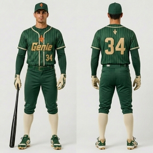 Conçu avec un matériau polyester à séchage rapide, construction respirante, uniforme de baseball personnalisé, vêtements de compétition, uniforme de baseball - Product Image 6