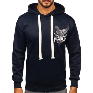 Nouveau Hoodie Polaire 380G Plus pour Homme, Collection Automne-Été 2026, Couleur Unie, Style Ample, Marque de Mode Européenne et Américaine - Product Image 3