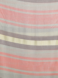 Women's Striped Silk Scarf Long Multi-Functional Casual All Seasons Wear Green <b>Pink</b> Grey Yellow Patterned Shawl - Product Image 5