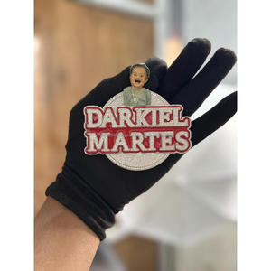 Pendentif personnalisé DARKIEL MARTES Hip Hop en argent 925 avec diamants Moissanite VVS glacés, bijoux urbains de luxe - Product Image 1