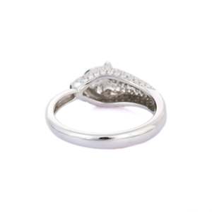 18K Solid Gold <b>Diamond</b> Panther <b>Ring</b> for Men-Micro Insert Cluster Wedding Band - Product Image 6