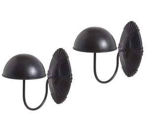 Porte-chapeaux mural décoratif en métal noir de style vintage pour l'entrée et la décoration intérieure - Product Image 4