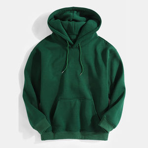 Sweat-shirt à capuche en polaire écologique pour homme, coupe classique, décontracté, avec poche, gris, blanc, bleu, pour l'automne, en polyester tricoté - Product Image 1