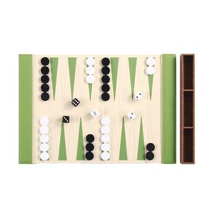 Fast Delivery Foldable Luxury PU Leather <b>Backgammon</b> Set Handmade Custom Chess Games Roll-up <b>Board</b> for On-the-go Entertainment - Product Image 1