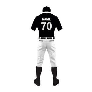 Uniforme de Béisbol Personalizado para Hombre, Transpirable, de Poliéster, con Impresión por Transferencia de Calor, Marca FLOW & FORGE LTD - Product Image 2