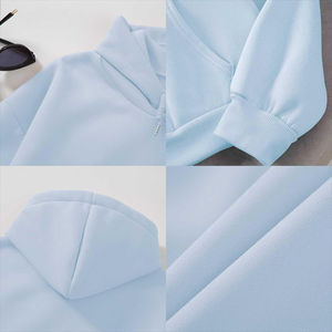 Sudadera con Capucha Unisex Extra Grande de Algodón, Gruesa y Transpirable, con Logotipo Personalizado, Estampado Gráfico, Ropa Urbana Informal para Gimnasio, Invierno - Product Image 6