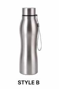 Stainless Steel <b>Water</b> <b>Bottle</b> Minimalist Design Portable Travel Use Modern Style for Office Gym School Leakproof portable travel - Product Image 2